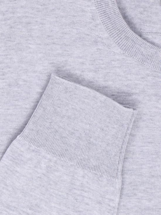  에르메네질도제냐 스웨터 RUEM00A8 110 K95 Grey - ERMENEGILDO ZEGNA