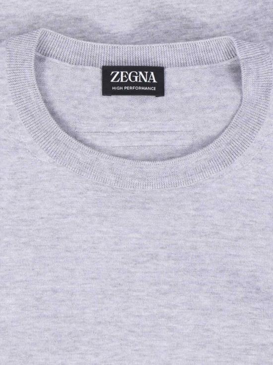  에르메네질도제냐 스웨터 RUEM00A8 110 K95 Grey - ERMENEGILDO ZEGNA