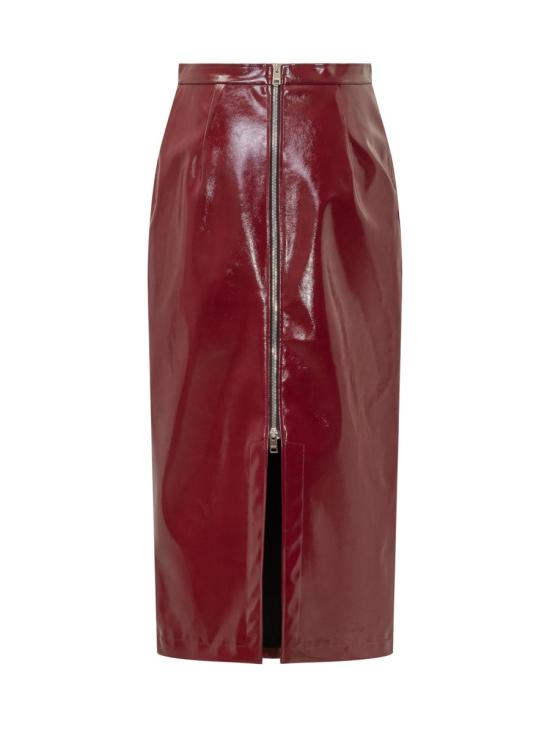 24FW 엠에스지엠 숏 스커트 3742MDD04247800 20 RED - MSGM