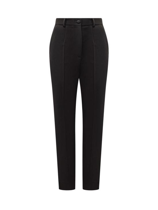 24FW 돌체앤가바나 스트레이트 팬츠 FTAM0TFU21E N0000 Black