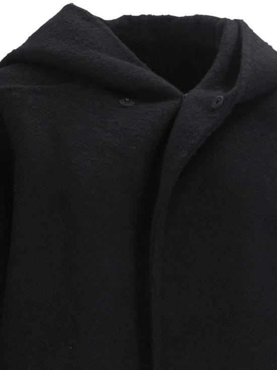 24FW 릭 오웬스 코트 RO02D3957 DDR09 Black - RICK OWENS