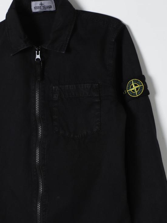 24FW [키즈] 스톤 아일랜드 캐주얼 자켓 8116101WN V0129 Black - STONE ISLAND