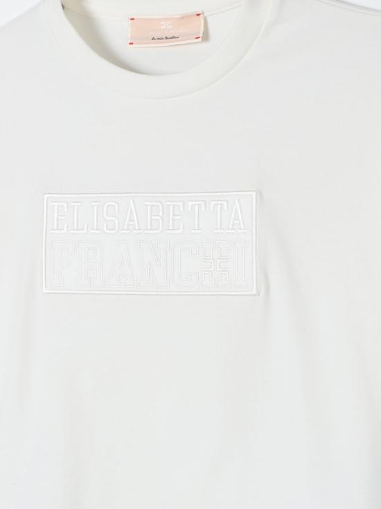 25FW [키즈] 엘리자베타프랜치 티셔츠 EFTS2240JE006 0000 Yellow Cream - ELISABETTA FRANCHI