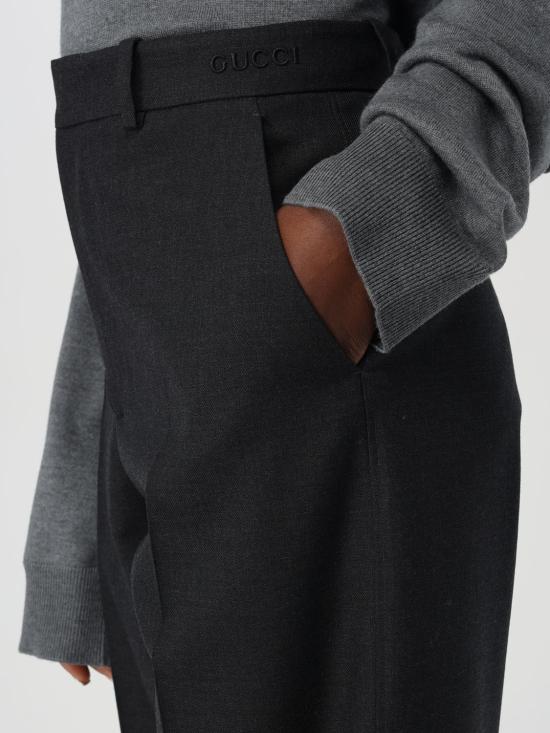 24FW 구찌 스트레이트 팬츠 800107ZARRB 1165 Grey - GUCCI