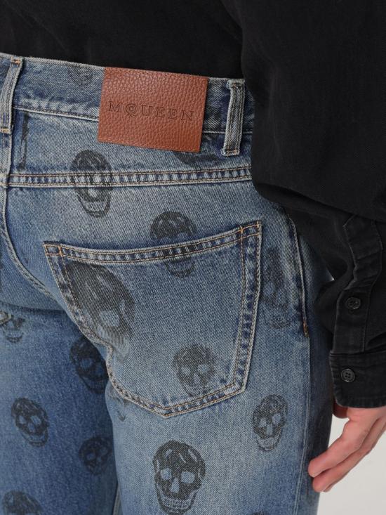 24FW 알렉산더 맥퀸 데님 팬츠 806156QYABC 4308 Blue - ALEXANDER MCQUEEN