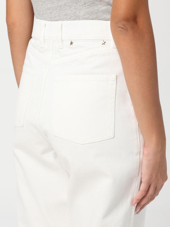 24FW 골든구스 데님 팬츠 GWP00844P00098010190 White - GOLDEN GOOSE