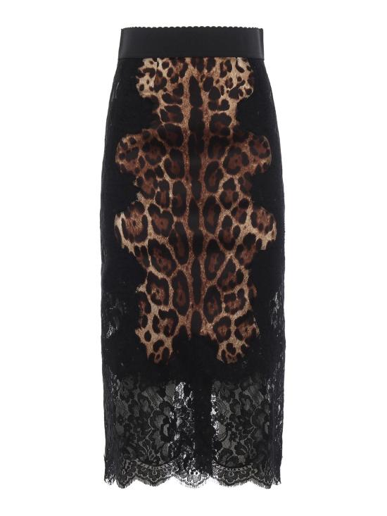 26SS 돌체앤가바나 미디 스커트 F4BHCTFSAXYHY13M Black