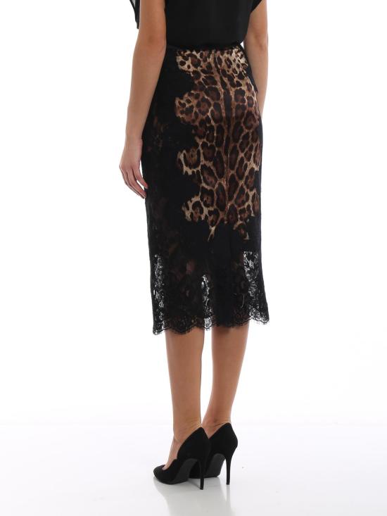 26SS 돌체앤가바나 미디 스커트 F4BHCTFSAXYHY13M Black - DOLCE & GABBANA