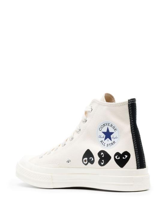  꼼데가르송 플레이 X 컨버스 스니커즈 AZ K127 001 White - COMME DES GARCONS PLAY CONVERSE