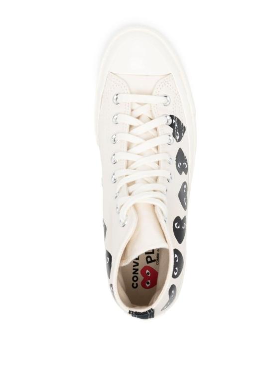  꼼데가르송 플레이 X 컨버스 스니커즈 AZ K127 001 White - COMME DES GARCONS PLAY CONVERSE
