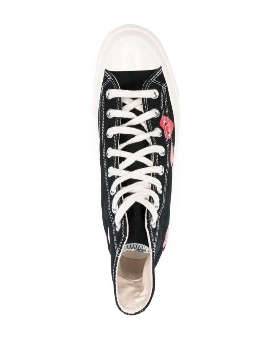  꼼데가르송 플레이 X 컨버스 스니커즈 AZ K127 001 Black - COMME DES GARCONS PLAY CONVERSE