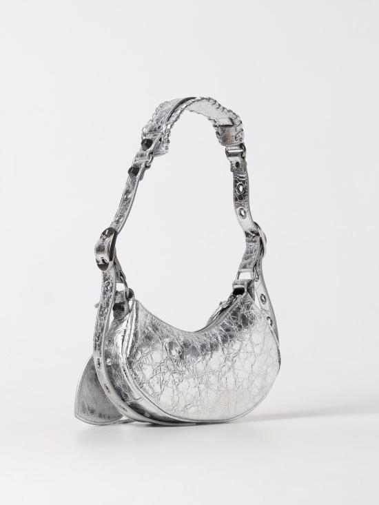  발렌시아가 LE CAGOLE 르 카골 XS 숄더백 6713090GT3Y 8122 Silver - BALENCIAGA