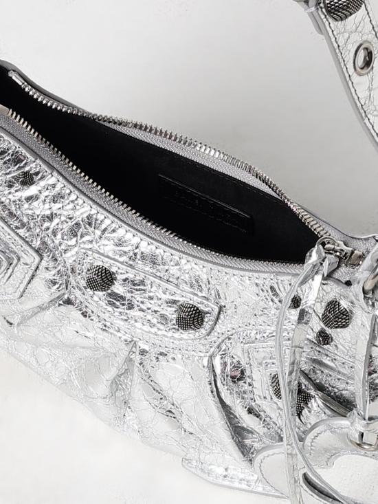  발렌시아가 LE CAGOLE 르 카골 XS 숄더백 6713090GT3Y 8122 Silver - BALENCIAGA