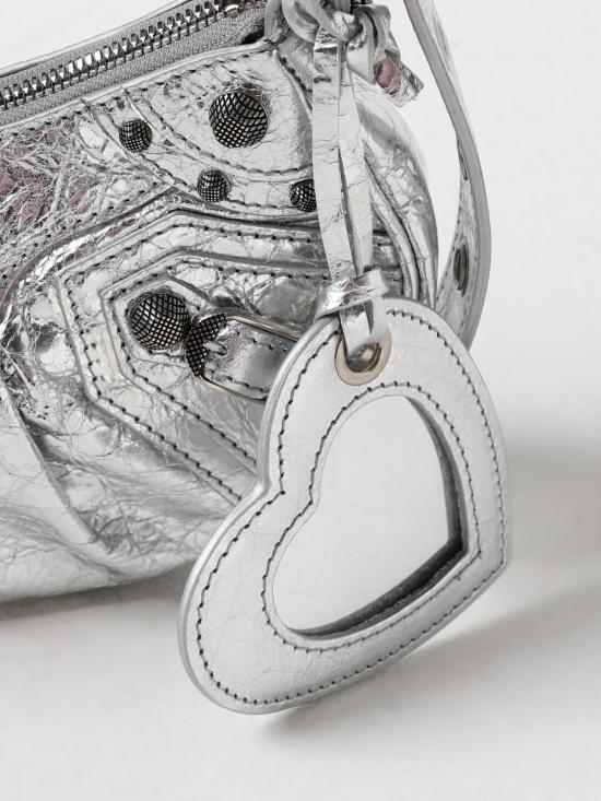  발렌시아가 LE CAGOLE 르 카골 XS 숄더백 6713090GT3Y 8122 Silver - BALENCIAGA