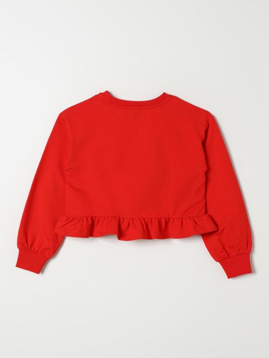 24FW [키즈] 모스키노 트레이닝 상의 HDF05WLDA16 50109 Red - MOSCHINO