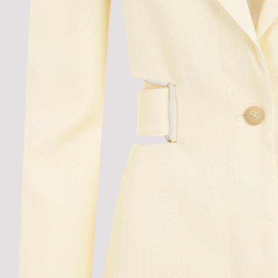  자크뮈스 숏 원피스 241DR016 1359 205 PALE YELLOW - JACQUEMUS