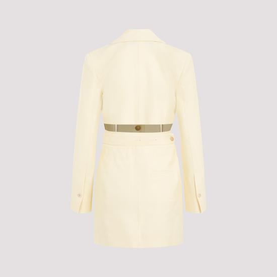  자크뮈스 숏 원피스 241DR016 1359 205 PALE YELLOW - JACQUEMUS