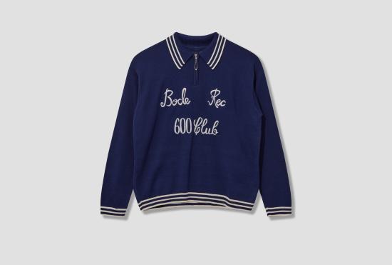 24FW 보디 자켓 클럽 긴팔 폴로 MRF24KT005 네이비