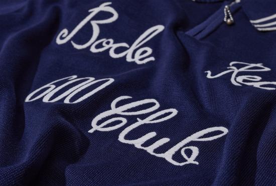 24FW 보디 자켓 클럽 긴팔 폴로 MRF24KT005 네이비 - BODE