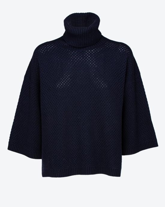 24FW 파비아나 필리피 터틀넥 MAD224F525L038 5131 Blu - FABIANA FILIPPI