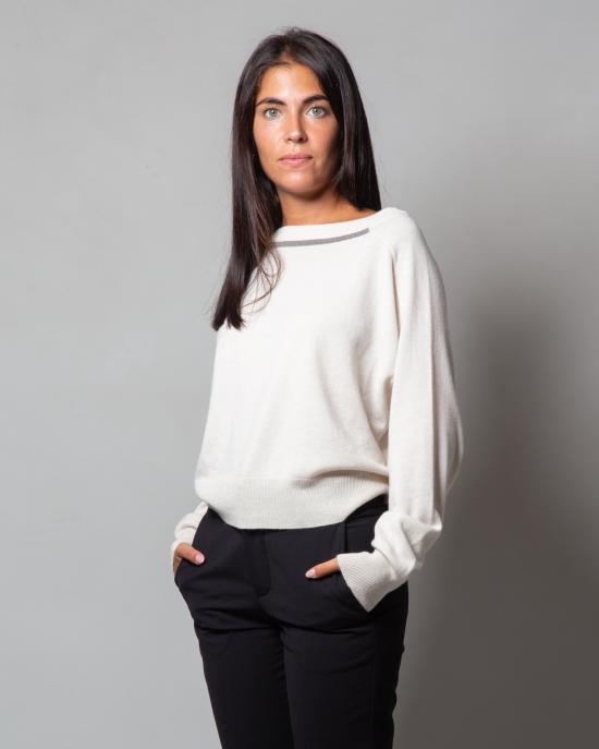 24FW 브루넬로 쿠치넬리 긴팔 티셔츠 M12167908 C9597 BURRO - BRUNELLO CUCINELLI