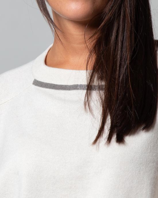 24FW 브루넬로 쿠치넬리 긴팔 티셔츠 M12167908 C9597 BURRO - BRUNELLO CUCINELLI