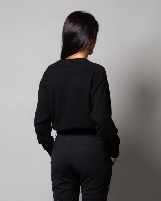 24FW 브루넬로 쿠치넬리 긴팔 티셔츠 M12167908 C101 NERO - BRUNELLO CUCINELLI