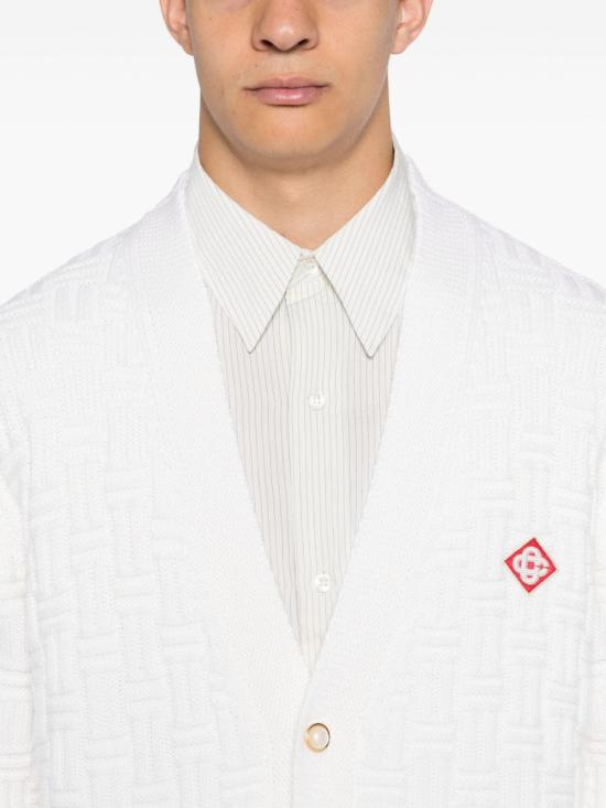 24FW 카사블랑카 가디건 MF24KW724 L - CASABLANCA