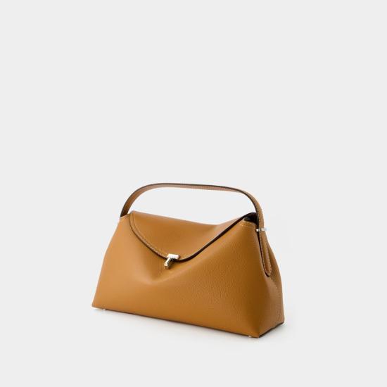  토템 T락 탑 핸들 백 234WLGBG427LE0030105 BROWN - TOTEME