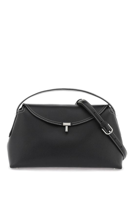  토템 T락 탑 핸들 백 234WLGBG427LE0030001 BLACK - TOTEME