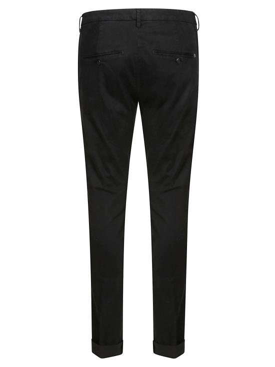  돈답 스트레이트 팬츠 UP235 GSE043U PTD 999 NERO - DONDUP
