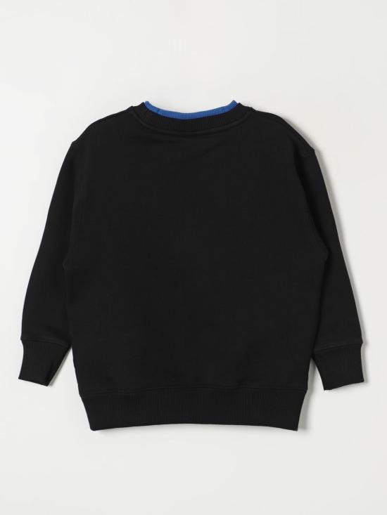 24FW [키즈] 오프화이트 트레이닝 상의 OBBA008F24FLE0011014 Black - OFF WHITE