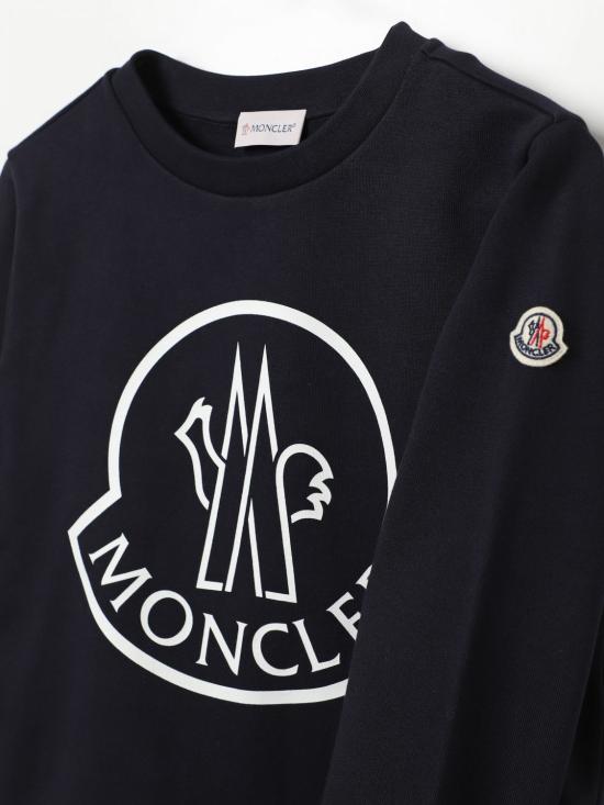 25FW [키즈] 몽클레어 트레이닝 상의 8G00011899PS 778 Navy - MONCLER
