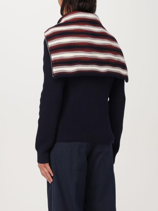  보테가베네타 후드 티셔츠 795861V4B20 4127 Navy - BOTTEGA VENETA