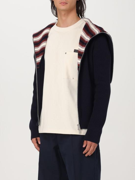  보테가베네타 후드 티셔츠 795861V4B20 4127 Navy - BOTTEGA VENETA