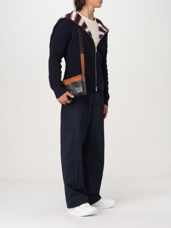  보테가베네타 후드 티셔츠 795861V4B20 4127 Navy - BOTTEGA VENETA