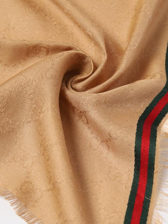 24FW 구찌 GG 로고 자카드 머플러 7952844G483 9566 Beige - GUCCI