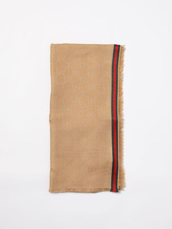 24FW 구찌 GG 로고 자카드 머플러 7952844G483 9566 Beige