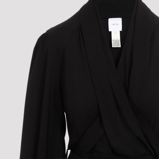 24FW 파투 롱 원피스 DR1450193 999B BLACK - PATOU