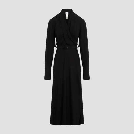 24FW 파투 롱 원피스 DR1450193 999B BLACK - PATOU