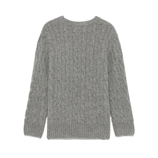  [키즈] 랄프 로렌 풀오버 322877728004 GRY HTHR NV - RALPH LAUREN