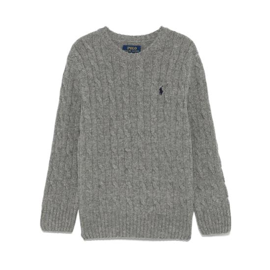 24FW [키즈] 랄프 로렌 풀오버 322877728004 GRY HTHR NV