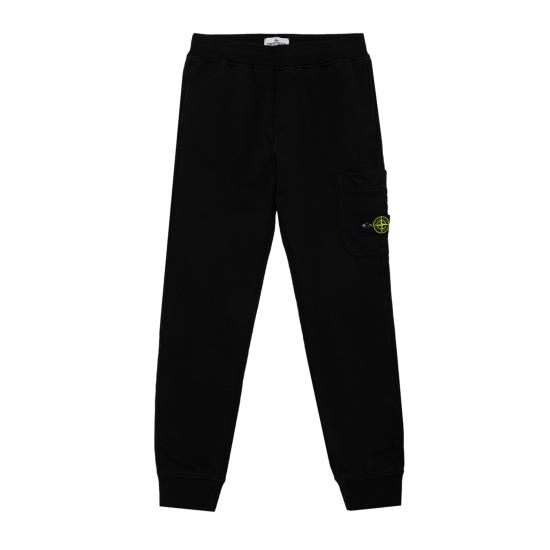 24FW [키즈] 스톤 아일랜드 트레이닝/조거 팬츠 811631012 V0029 NERO