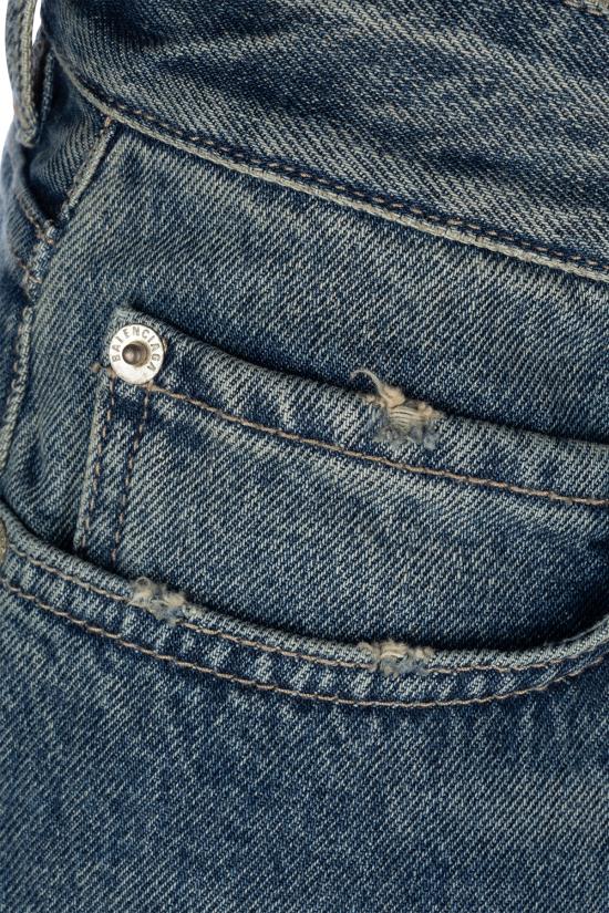 24FW 발렌시아가 데님 숏팬츠 793948TJW95 2204 BLUE RUST - BALENCIAGA