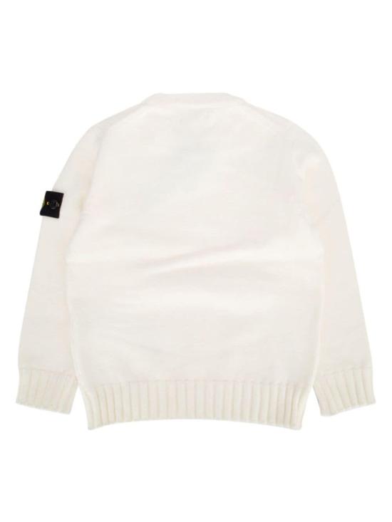 24FW [키즈] 스톤 아일랜드 트레이닝 상의 8116515A2 V0099 NATURAL - STONE ISLAND