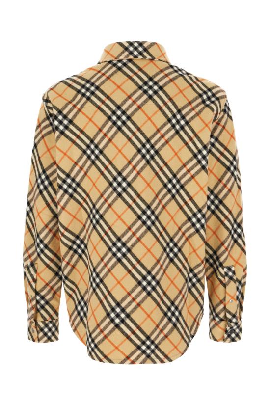  버버리 체크 울 셔츠 샌드 8091908 B9368 SAND IP CHECK - BURBERRY