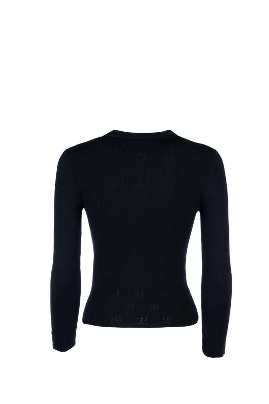 24FW 발렌시아가 긴팔 티셔츠 793613T5215 1000 BLACK - BALENCIAGA