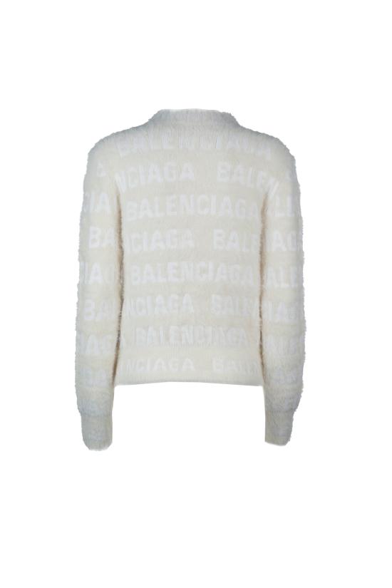 24FW 발렌시아가 스웨터 769027T6230 9002 IVORY - BALENCIAGA