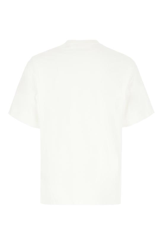 24FW 버버리 프로섬 자수 로고 코튼 티셔츠 8095105 B8764 CHALK - BURBERRY