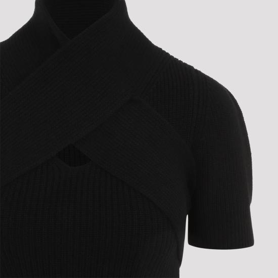 24FW 파투 숏 원피스 KN2108041 999 Black - PATOU